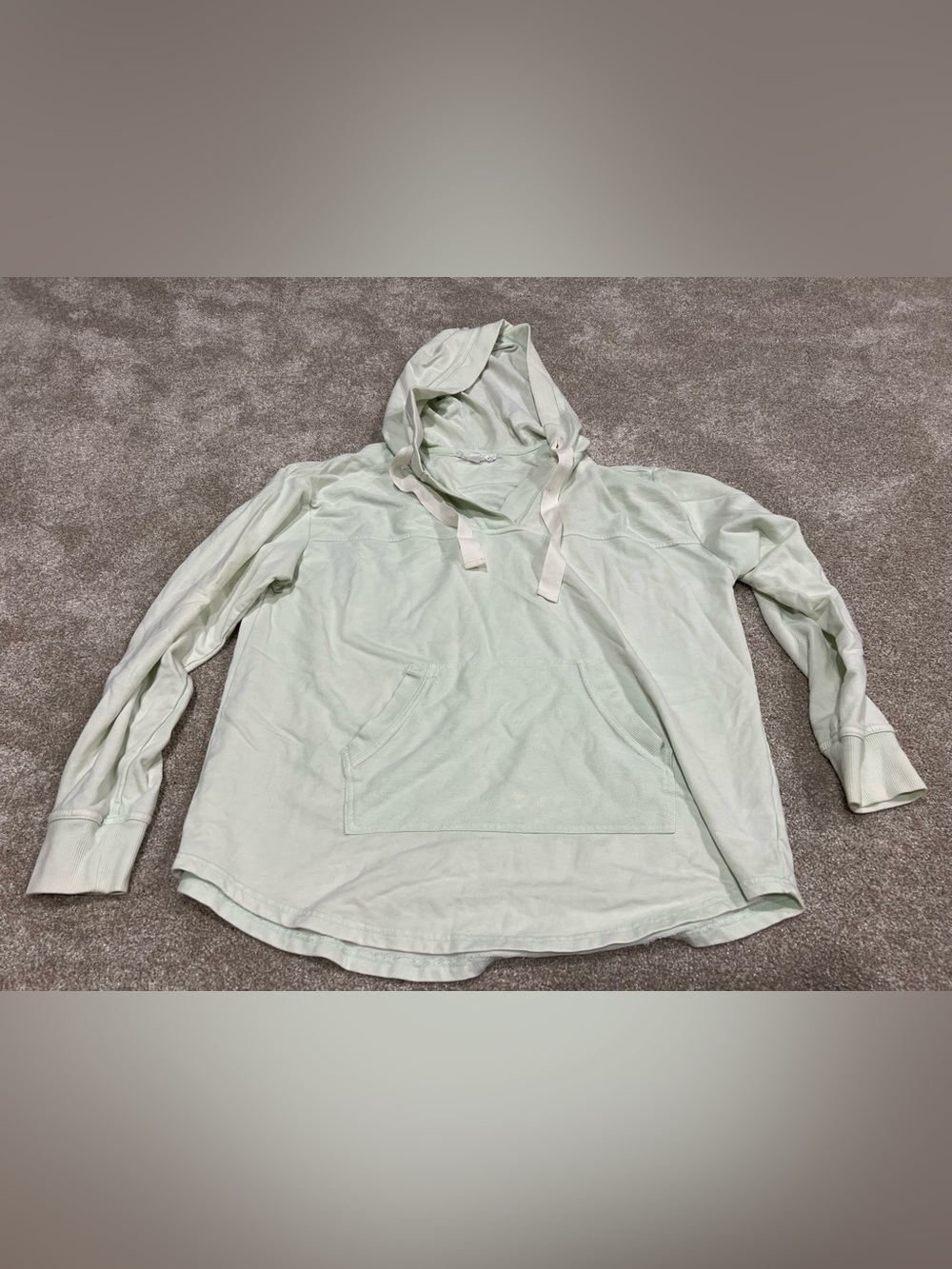 Jane and Delancey Mint Green Hoodie Sweatshirt